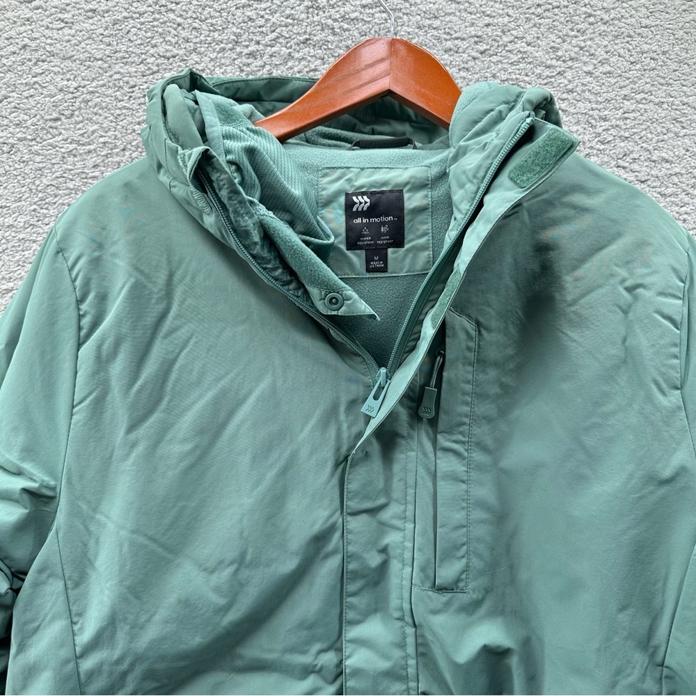 All in Motion Turquoise Cold Weather Jacket Coat - Picture 3 of 11